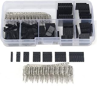 310pcs 2.54mm Male Female 1/2/3/4/5/6/8pin Dupont Wire Jumper pin Header sockets Connector Housing Kit