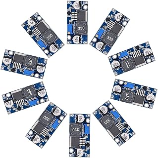 XL6009 DC to DC Boost Converter 3.0-30V to 5-35V Step-up Transformer Power Module, Pack of 10