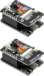 2PCS ESP32-CAM-MB, Aideepen ESP32-CAM W BT Board ESP32-CAM-MB Micro USB to Serial Port CH340G with OV2640 2MP Camera Module Dual Mode