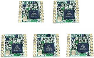 HopeRF Original sx1276 Based RF Module, LoRa1276 RFM95W RFM96W RFM98W 433Mhz 868Mhz 915Mhz Lora Ultra Long Range Transceiver (RFM95W (868MHz) * 5 PCS)