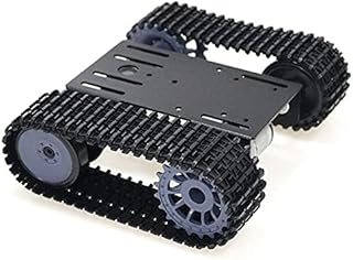 Smart Tank Car Chassis Tracked Crawler Robot with Dual DC 12V Motor for DIY for T101-P/TP101