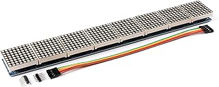 MAX7219 Dot Matrix 8 in 1 Display Module for Arduino Microcontroller - Electronic SCM Control Drive LED