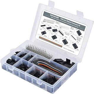 1550Pcs Dupont Connector Kit Terminals Assortment Kit Housing and Male/Female Pin Heads Connectors Plug Set