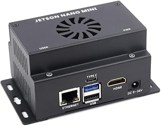 Mini-Computer Based On Jetson Nano Module (NOT Included), Onboard Multiple Peripheral Interfaces, Supports Installing WiFi Or 4G Module, Metal Case (Jetson Nano Mini)
