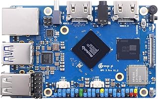 Orange Pi 5 Pro 4GB LPDDR5 8 Core 64 Bit RK3588S Single Board Computer, 8K Video Decoding 2.4GHz Frequency WiFi Bluetooth Open Source Board Run Orange Pi OS, Android, Linux