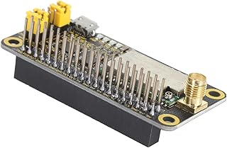 SX1268 LoRa HAT Covers 433MHz 470MHz 868MHz 915MHz Frequency Band with Spread Spectrum Modulation, Module with UART Interface and Antenna for RPi