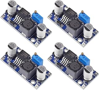 4Pcs LM2596 Power Converter Step Down Module DC to DC Buck Converter 3.2V-35V to DC1.25V-30V Voltage Regulator Power Supply Module LM2596S