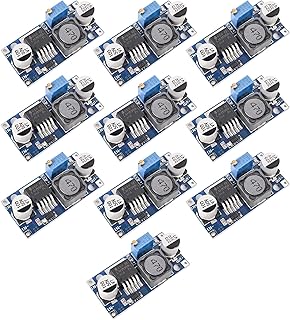 10 Pack LM2596 LM2596S Adjustable Voltage Regulator Step Down Variable Volt Regulator Input 3.0-40V Output 1.5-35V DC-DC Buck Converter Electronic Voltage Stabilizer Power Supply Module