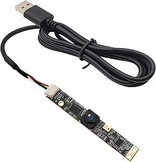 SVPRO 8MP USB Camera Module with Microphone, Wide Angle, Fixed Focus, 4K, UVC Webcam Board, Small Security Camera for PC, Raspberry Pi