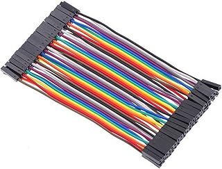 40PIN Du-pont Line 10CM 20CM 30CM Male to Male + Female to Male and Female to Female Jumper Wire Du-pont Cable Compatible with DIY KIT(Female VS Female,30cm)