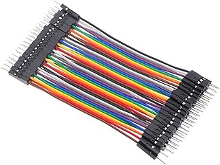40PIN Du-pont Line 10CM 20CM 30CM Male to Male + Female to Male and Female to Female Jumper Wire Du-pont Cable Compatible with DIY KIT(Male VS Male,20cm)