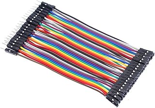 40PIN Du-pont Line 10CM 20CM 30CM Male to Male + Female to Male and Female to Female Jumper Wire Du-pont Cable Compatible with DIY KIT(Male VS Female,20cm)