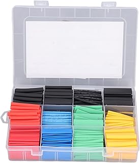 530 Pcs Heat Shrink Tubing Kit, Polyolefin Electrical Insulation, Flame Retardant, Multi Size Assortment, for DIY and Professional Use