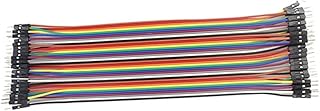 Cable Du-pont,Jumper Wire Du-pont,30CM Male to Male + Female to Male + Female to Female Jumper Copper Wire Du-pont Cable DIY KIT(Male to Male,20CM_40PIN)