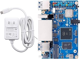 Orange Pi RV2 8GB RAM LPDDR4X RISC V 8 Core 2Tops Al Arithmetic Power Development Board, Wi-Fi 5+BT 5 with BLE Support Single Board Computer Run Ubuntu24.04 (8GB+Supply)