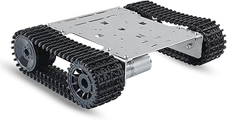 Tank Chassis Platform Tracked Robot Chassis Smart Tank Car Platform Kit for STEM Project Robotic Chassis Kit for Education YonPhy Mini GFS Chassis