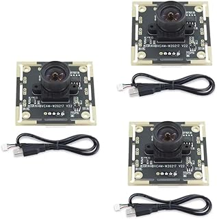 3Pcs Camera Module 100 Degree OV9732 with 3 Meters Cable 1280x720 30fps, for DIY Autodarts.Io, USB Drive Free