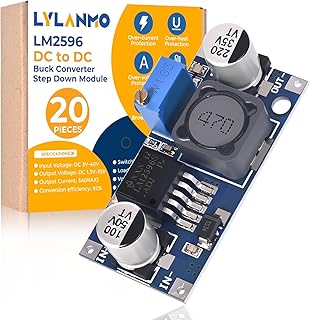 20PCS LM2596 DC to DC Buck Converter 3.0-40V to 1.5-35V DIY Power Supply Step Down Module Adjustable Voltage Regulator Electronic Voltage Stabilizer