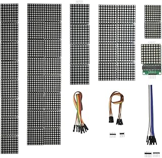 1/2/4/8-Bit Max7219 60×60 Dot Matrix Module Microcontroller Led Display Module for DIY Kit with Cable New 2026 High for Reliable Electronic Component, Precision, Stable Performance