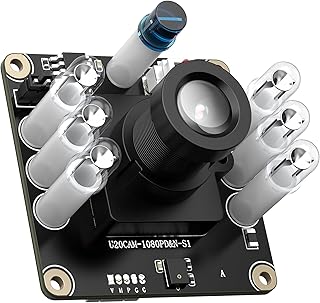 InnoMaker USB 2.0 UVC Camera Board 1080P Day&Night Vision Automatic IR-Cut, MEMS Microphone ESD/EMI-Protected Plug&Play for Windows/Linux/Mac/Android/Raspberry Pi/Jetson Nano/ARM Boards