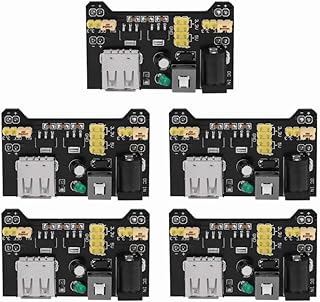 3.3V 5V MB102 Solderless Breadboard Power Supply Module, Power Supply Breadboard, for Solderless Prototype Projects