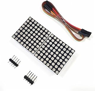 MAX7219 8 * 8 Dot Matrix LED Display Module 8/4/2 in one Digital Tube Microcontroller Control Module for DIY KIT(1X2)