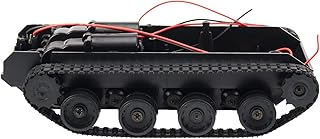 Rc Tank Smart Robot Tank Car Chassis Kit Rubber Track Crawler for 130 Motor DIY Robot Toys for Children
