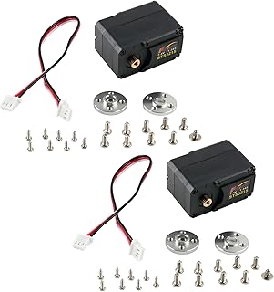 2PCS STS3215 7.4V 19KG Dual Axis TTL Serial Bus Smart Robot Servo 360 Degree Metal Gear 12Bits Magnetic Coding Programmable Servo for Robotic Arm