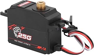 ZJchao Servo Motor, 25g Metal Gear Motor RC Servo Industrial Material for 1/12 RC Car Boat Model