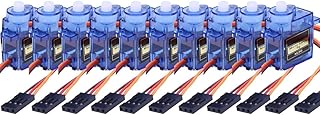 10PCS SG90 9G Mini Servo Servo Motor for RC Planes Robot Arm Fixed-Wing Servo Motor Control for Airplane 360°