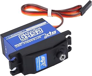 25KG Digital Servo 360 Continuous Rotation Servo Motor Core Motor 4.8V-6.0V 1500s/330Hz 44-55rpm 24-26kg.cm with Metal Gear for RC Robot DIY