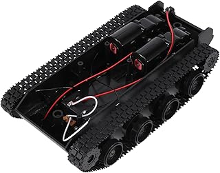 Rc Tank Smart Robot Tank Car Chassis Kit Rubber Track Crawler for 130 Motor DIY Robot Toys for Children