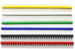 10pcs/lot 2.54mm 40 Pin 1x40 Single Row Male Breakable Pin Header Connector Strip & Jumper Blocks(Black)