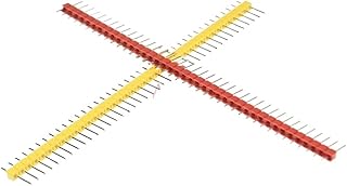 10PCS 1X40 PIN Single Row Male 2.54MM Pitch 11MM Long PIN Header Connector Strip 1X40PIN 1 * 40 40p 40PIN (6 Colors)(3)