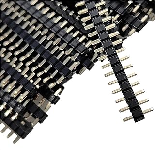 100pcs 2.54mm Short Low Profile L7.5/8.5/9.5/10.5mm 1x2/3/4/5/6P Straight Single Row 0.8U Gold PCB Connector Male Pin Header(L7.5mm,2P)