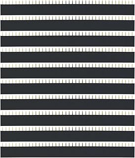 10pcs 1x40Pin 2.54mm Single Row Female + 10pcs 1x40 Male Pin Header Connector(10pcs 40P Female)