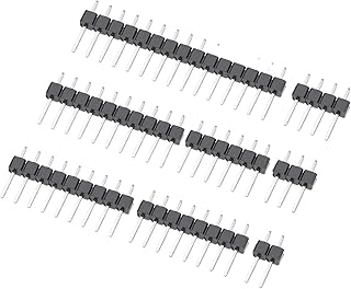 2.54mm Pitch Pin Header Single Row Male Breakaway PCB Board Connector Straight Pin Pinheader hrad 1 * 2P~40Pin(50PCS,4Pin)