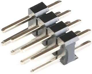 10pcs 2.54mm Double Row Male PCB Board Pin Header Connector Strip Pin Header 2 * 2/3/4/6/8/10/12/15/20/40P(2x20Pin)