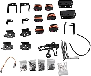 6DOF Robot Mechanical Arm Claw Kit DOF Manipulator Industrial Robot Parts High Precision Aluminum Alloy DIY Robotics Kit for College Teaching and Industrial Automation Projects