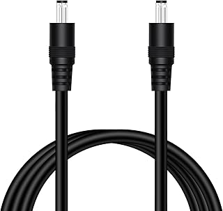 Fancasee 18AWG 6FT DC Power Cable Male to Male, 5.5mm x 2.1mm DC Barrel Plug Jack Power Supply Adapter 5.5x2.1mm Power Cord for CCTV Surveillance Security Camera LED Strip