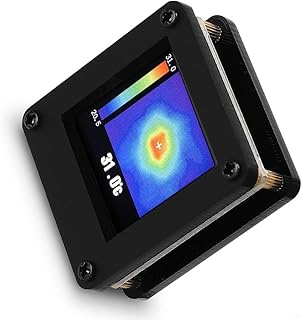 AMG8833 Infrared Thermal Imaging Camera Module, 8x8 Resolution Temperature Sensor Array with USB 5V Power, 60° Viewing Angle, 7m Detection Range for Electronics Inspection