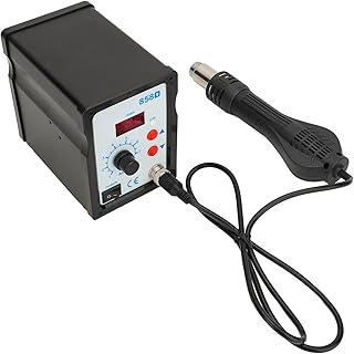Acouto Hot Soldering Iron Station Kit - High Power, Temperature, LED Display, Ideal for Electronics Repair and DIY Projects