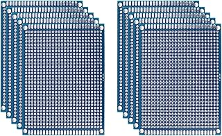 5/10PCS PCB Board Prototype Board Blue 2x8/3x7/4x6/5x7/7x9cm Double Sided Circuit Boards for DIY Soldering Project(6x8 10PCs)