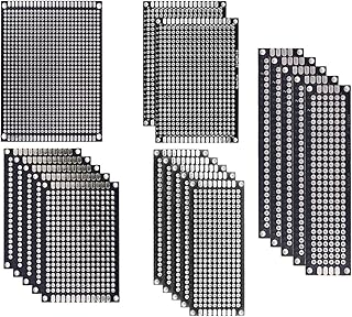 5/10PCS PCB Board Prototype Board Black Double Side Circuit Boards 2x8 3x7 4x6 6x8 5x7 7x9cm DIY Electronic Kit(Black 3x7 10Pcs)