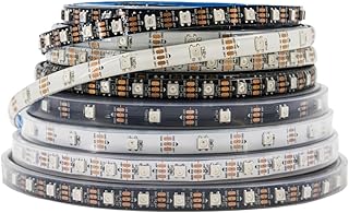 WS2812B WS2815 5050 Individually Addressable LED Strip WS2811 WS2812 30/60/144Leds/Pixels/m Smart Light DC5V/12V(Black PCB,DC5V WS2812B_1M 30 IP67)