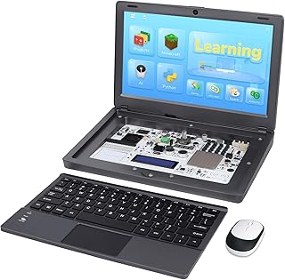 for Raspberry Pi 5 8GB Kit, with Pi 5 8GB Single Board Computer, Crowpi2 - All in One Kits for Raspberry Pi Laptop with 11.6inch Display, Learning Programming Set with Sensors (Basic kit)