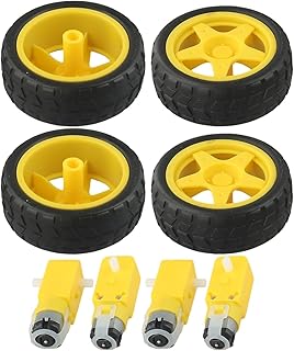 for 4WD Smart Car Kit with Plastic Wheels and Gearbox Motors for Arduino Robotics Education Competition