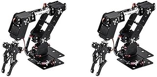 2X 6DOF Robot Mechanical Arm Clamp Claw Kit DOF Manipulator Industrial Grade Manipulator for Robotics