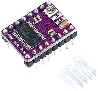 5pcs DRV8825 Stepper Motor Driver 3D Printers - Precision Stepstick Module with Heatsink, Compatible with A4988