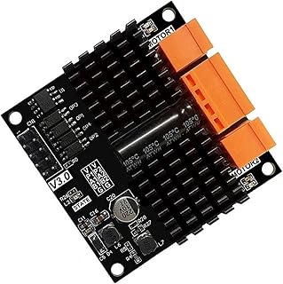 Dual Channel Motor Drive Module H Bridge Motor Driver Board Motor Speed Forward Reverse Rotation Controller More Than L298N